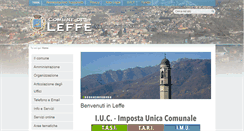 Desktop Screenshot of comune.leffe.bg.it