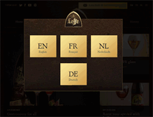 Tablet Screenshot of leffe.com